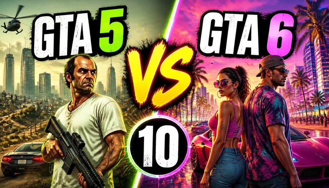 GTA 6 vs GTA 5 Differences